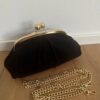 Frame Suede Clutch