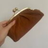 Frame Suede Clutch