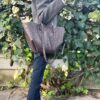 96a10e6b736234953fa1a8803bb5b18e676b3fc5b71d7e53b34f0a80a829df45.jpg Classic Brown Italian Leather Pebbled Tote