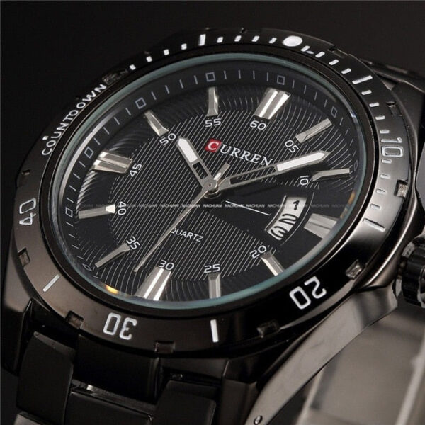 Men Full Steel Watches Quartz Watch Analog