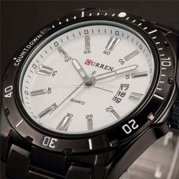 Men Full Steel Watches Quartz Watch Analog
